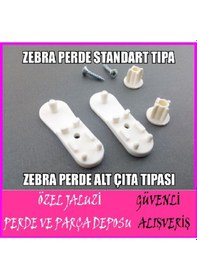 Resim Zebra Perde Alt Çıta Plastiği-Zebra Perde Alt Çıta Tıpası-Plastik 