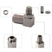 Resim Pazly Universal O2 Sensörü Adaptörü - Katalitik Konvertör Onarımları İçin Nikel Kaplı Demir 