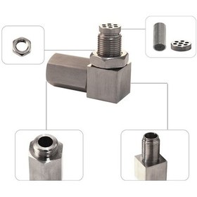 Resim Pazly Universal O2 Sensörü Adaptörü - Katalitik Konvertör Onarımları İçin Nikel Kaplı Demir 