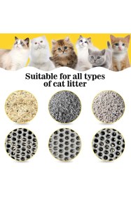 Resim Elekli Kedi Tuvalet Önü Paspası , Kedi Kumu Paspası 65x45 Cm 