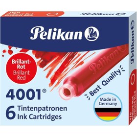 Resim Genel Markalar cmllashop Kartuş Serisi TP6X Dolma Kalem Kartuşu Kırmızı 542093 