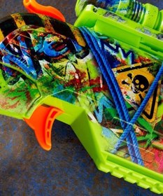 Resim Nerf Zombie Driller 5 Dart Kapasiteli Aksesuarli Oyuncak Blaster - Yeşil 