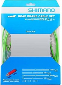 Resim Shimano Dura-ace 9000 Fren Kablo Seti Yeşil 