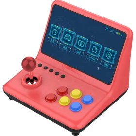 Resim beemen A12 Masaüstü Retro Oyun Konsolu Atari Makinası 9 İnç Ekran Çift Kol 5000 Oyun 