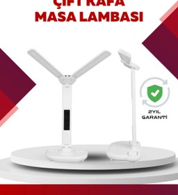 Resim Epilons Göz Koruyucu LED Okuma Lambası | Titreşimsiz Işık, Kalemlik ve Stand Fonksiyonlu 