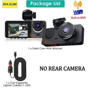 Resim Wıfı App Video Kaydedici 2/3 Kanal 1080 P Araba Dvr Gece Görüş Araç Kamerası None X94-wıfı-2cam 