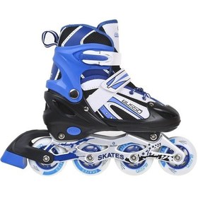 Resim Busso Kay Kay & Paten Yetı Aluminyum Paten Mavi Mavi-30-33 Mavi 