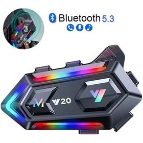 Resim Kablosuz Bluetooth Motosiklet Kask İntercom Ipx6 Su Geçirmez 