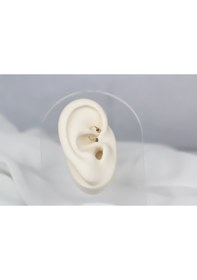 Resim Glorria Altın Zar Yarım Halka Piercing Sarı 