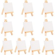 Resim Suntek 10 Adet Mini Ahşap Ekran Şövale, Düğün Yeri Adı 