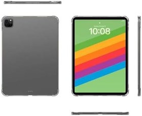 Resim UnDePlus iPad Pro 13inç M4/M5 ile uyumlu Kılıf Darbelere Dayanıklı Şeffaf Kapak 2024/2025 