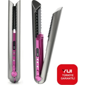 Resim Yui TA2888 Taşınabilir Kablosuz Şarjlı Saç Düzleştirici ve Şekillendirici Maşa (Yui Türkiye Garantili) 