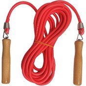 Resim Avessa 2807K 7 M Kırmızı Ahşap Saplı Atlama İpi 