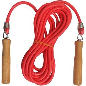 Resim Avessa 2807K 7 M Kırmızı Ahşap Saplı Atlama İpi 