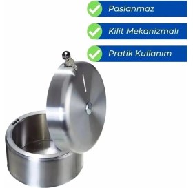 Resim Fixer365 Paslanmaz Metal Içten Çekmeli Wc Cimri Kağıt Dispanseri Tuvalet Kağıdı Verici 