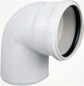 Resim Kalde Pvc Atık Su Borusu 3,2 Mm 50 Lik 90 Derece Dirsek 