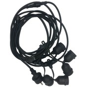 Resim CATA CT-7069 SARMAŞIK DIŞ MEKAN ARMATÜR(5 METRE-EKLENEBİLİR-E27) Siyah 