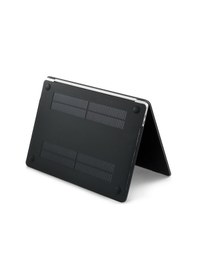 Resim Arabulalaca A1465 Apple Uyumlu MacBook Air 11.6" Kılıf Mat Hardcase Kapak Kılıf Siyah 