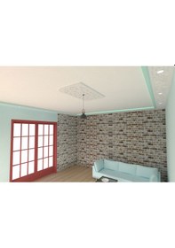 Resim Motifpiyer Lamba Tavan Göbeği-14-dikdörtgen-dk-o-56x96cm-2adet 