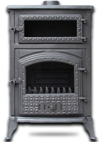 Resim Dorello Kuzineli Soba Döküm Soba 190 Model 