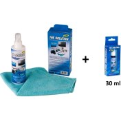 Resim The Solution Lcd, Led, Ekran, Laptop, Tablet, Bilgisayar, Televizyon, Cep Telefonu, Gözlük, Kamera, Koruyucu Ve Parlatıcı Doğal Temizleme, Temizlik Seti – 250 ML + 30 ML Temizleyici 