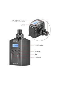 Resim Kablosuz Mikrofon Alıcı Verici Set 