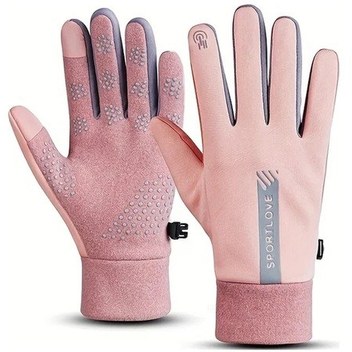 Oj Luce Yazlık Kadın Eldiven Siyah Pembe