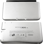 Resim Valley Of The Sun Orijinal 3DSXL Ekstra Konut Case A/E Yüz Kabukları için 2 ADET Gümüş Gri Değiştirme, 3DS XL/LL 3DSLL El Oyun Konsolları, Yeni Gri ABD Edition Özel DIY Üst/Alt Kapakları Plakalar 