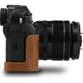 Resim Megagear Mg1553 Fujifilm X-T3 Hakiki Deri Kamera Kılıfı 