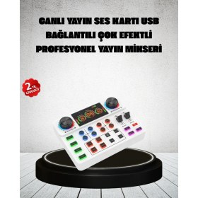 Resim Canlı Yayın ve Karaoke Için Profesyonel Ses Kartı Bluetooth Destekli 