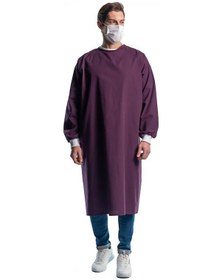 Resim Şensel, Cerrahi Önlük, Bordo -141E1315- Yıkanabilir-Doktor 