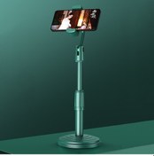 Resim Masaüstü Cep Telefonu Ve Tablet Tutucu Stand Monopod Yeşil 