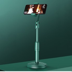 Resim Masaüstü Cep Telefonu Ve Tablet Tutucu Stand Monopod Yeşil 