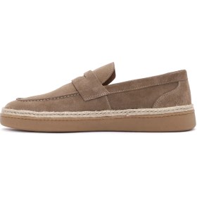Resim Derimod Erkek Vizon Süet Deri Loafer 26SFD631810 
