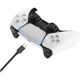 Resim Cbtx Oıvo Iv-p5229 Sony Uyumlu Ps5 Oyun Denetleyicisi Usb İçin Type-c Şarj Kablosu Örgülü Kablosu 