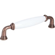 Resim Porselen Kulp Dolap Çekmece Mobilya Mutfak Çocuk Kulbu Yakut 128mm-beyaz 