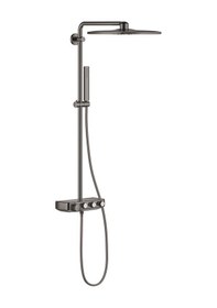 Resim Grohe Euphoria Smartcontrol System 310 Cube Duvara Monte Termostatik Bataryalı Duş Sistemi - 26508a00 Antrasit 