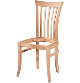 Resim Masifart Calybe Şerif Döşemeli Sandalye Cilasız Ham Ham 