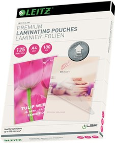 Resim LEITZ 7481-00 LAMİNASYON A4 125MİC 100LÜ 