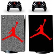 Resim cosy home gift Jordann Playstation 5 Dijital Versiyon Sticker Kaplama Seti 