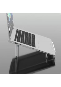 Resim Laptop ve Notebook Altlığı Standı Beyaz 