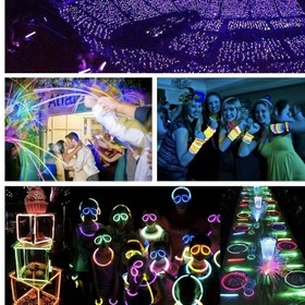 Resim 94 parçalık Glow Parti Seti, Çok yönlü DIY Başlıklar, Bileklikler, Yüzükler, Plastik, Elektrik Gerektirmez, DIY Başlıklar, Bileklikler, Yüzükler ile Düğünler, Doğum Günü, Yıl Dönümleri, Bekarlığa Veda Partisi, Mezuniyet, Tailgating Etkinlikleri, Noel, Cadılar Bayramı, Paskalya, Hanuka, Şükran Günü için 14+ Yaş 