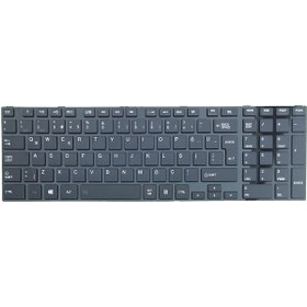 Resim Toshiba Uyumlu Satellite L850-1RF, L855-12X, C870-13L Klavye (Siyah) 