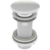 Resim Bolero BEYAZ SERAMIK KAPAK. TASMASIZ ABS PLASTIK 100 MM KLIK KLAK 1-1/4 LAVABO SUZGECI 