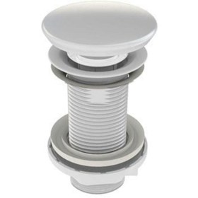 Resim Bolero BEYAZ SERAMIK KAPAK. TASMASIZ ABS PLASTIK 100 MM KLIK KLAK 1-1/4 LAVABO SUZGECI 