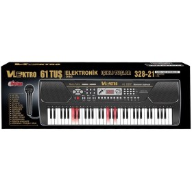 Resim VARDEM OYUNCAK TFL-328-21 Vlektro Kutulu 61 Tuş Büyük Lcd Ekranlı Elektronik Büyük Org 