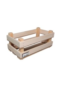 Resim Doğal Ahşap Kasa Mini Çok Amaçlı Ağaç Kasa Ekmeklik Meyvelik Süs 