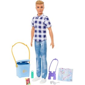 Resim Barbie Ken Kampa Gidiyor HHR66 