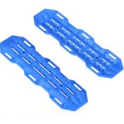Resim Samdoo Plastik Rc Araba Kurtarma Rampları Mavi, 2 Adet - Tırmanma/off-road Engelleri Aşma Tahtaları 13.7x3.9cm 