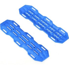 Resim Samdoo Plastik Rc Araba Kurtarma Rampları Mavi, 2 Adet - Tırmanma/off-road Engelleri Aşma Tahtaları 13.7x3.9cm 